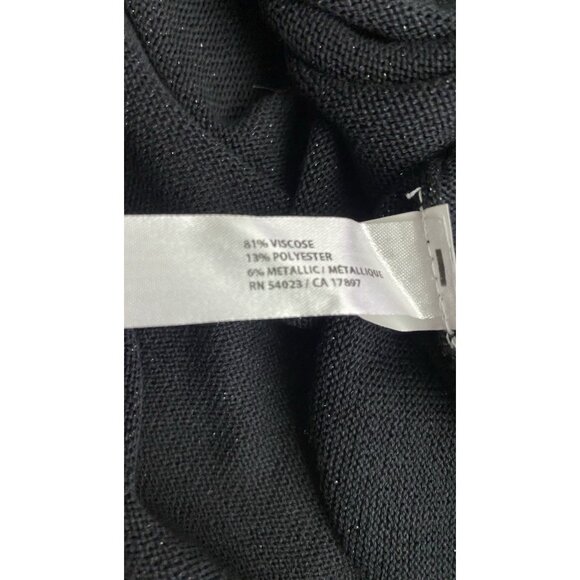 Old Navy Womans Black Glitter Size XXL Dolman Short Sleeve Top NWT Festival - Picture 7 of 10